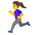 woman running